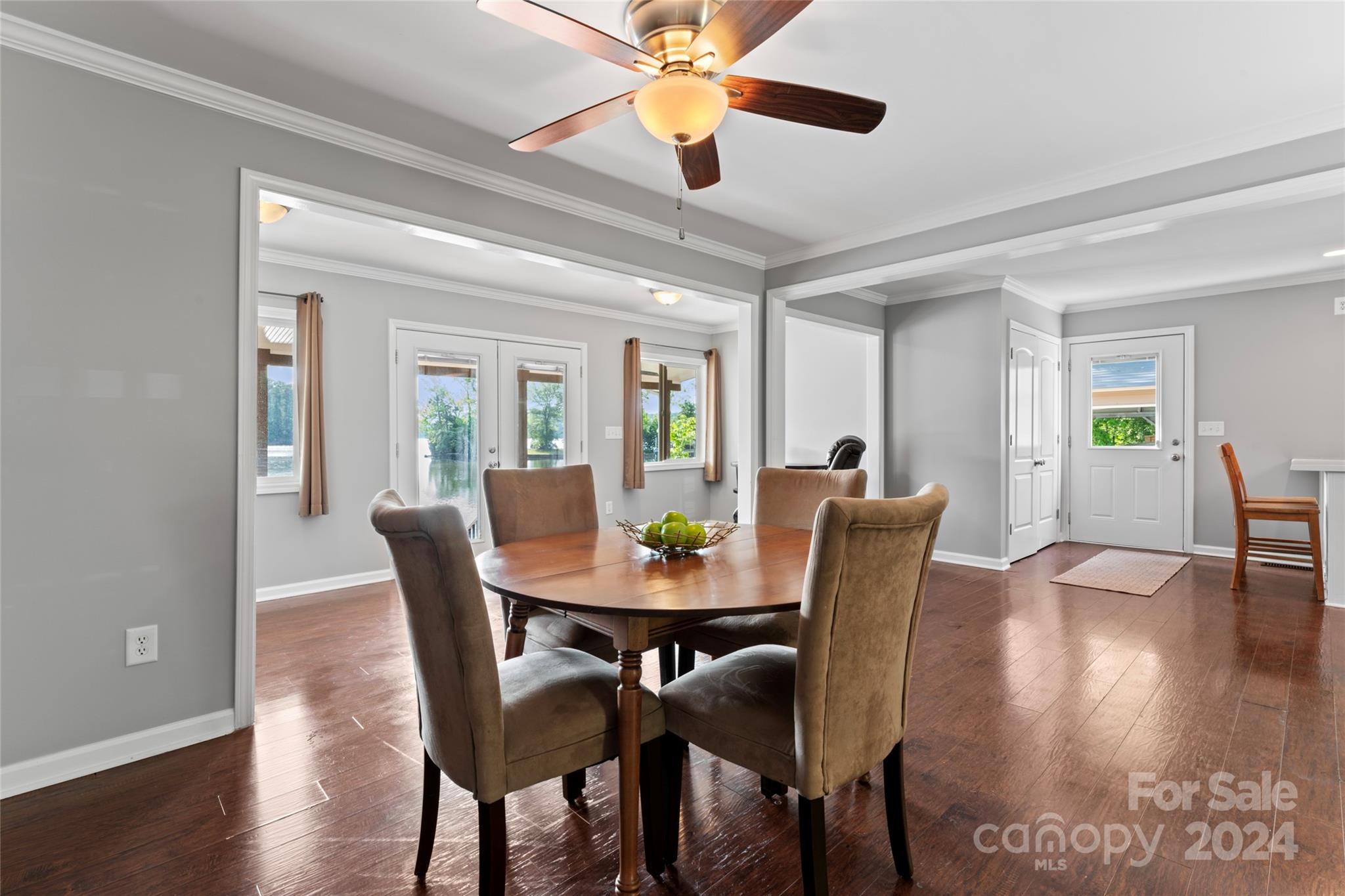 1270 Pole Branch Road Clover, SC 29710 - Photo 9 of 41 a view of a dining room with furniture and wooden floor