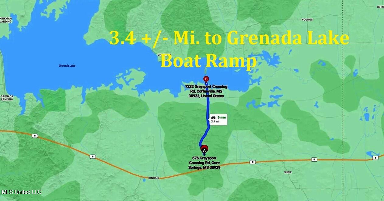 732 Graysport Crossing Road Gore Springs, MS 38929 - Photo 15 of 18 Map2