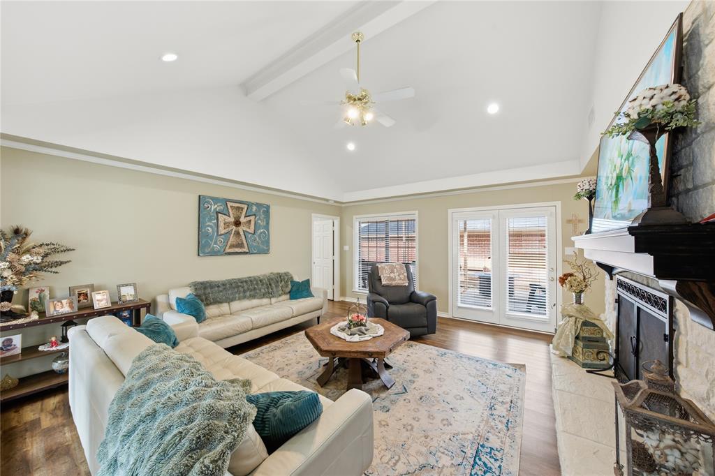 820 Toribrooke Athens, TX 75751 - Photo 4 of 23 a living room with furniture and a fireplace
