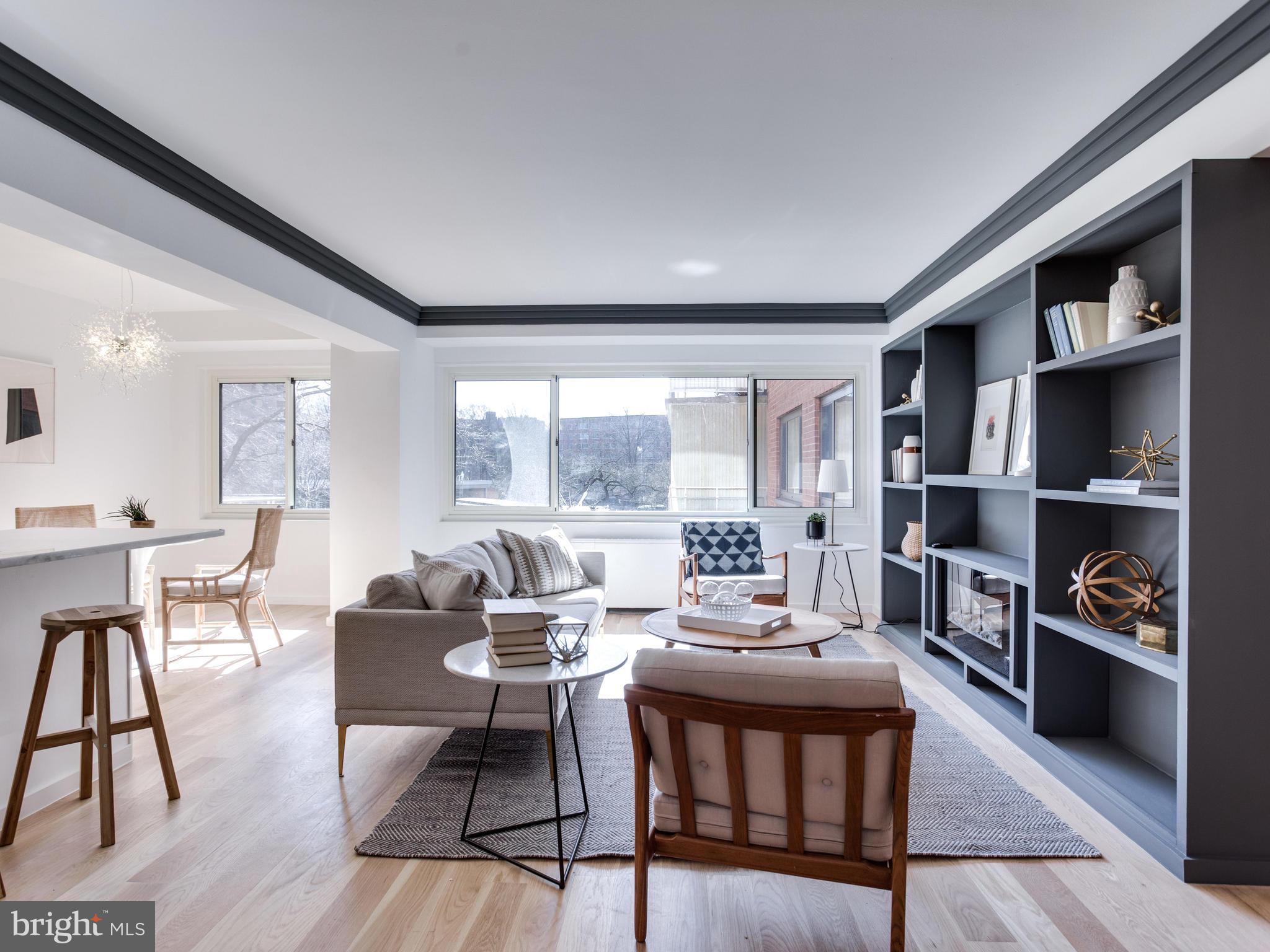 4201 Cathedral Avenue Northwest, Unit 322W Washington, DC 20016 - Photo 6 of 22 Living Room