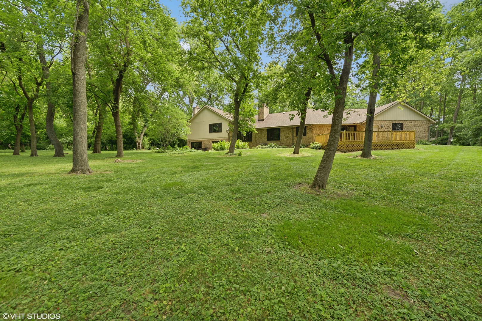 268 Stonegate Road Cary, IL 60013 - Photo 16 of 35 a view of a house with a backyard