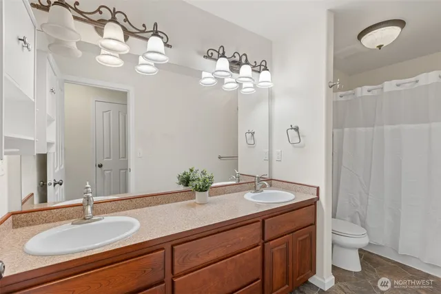 a close view of a closet