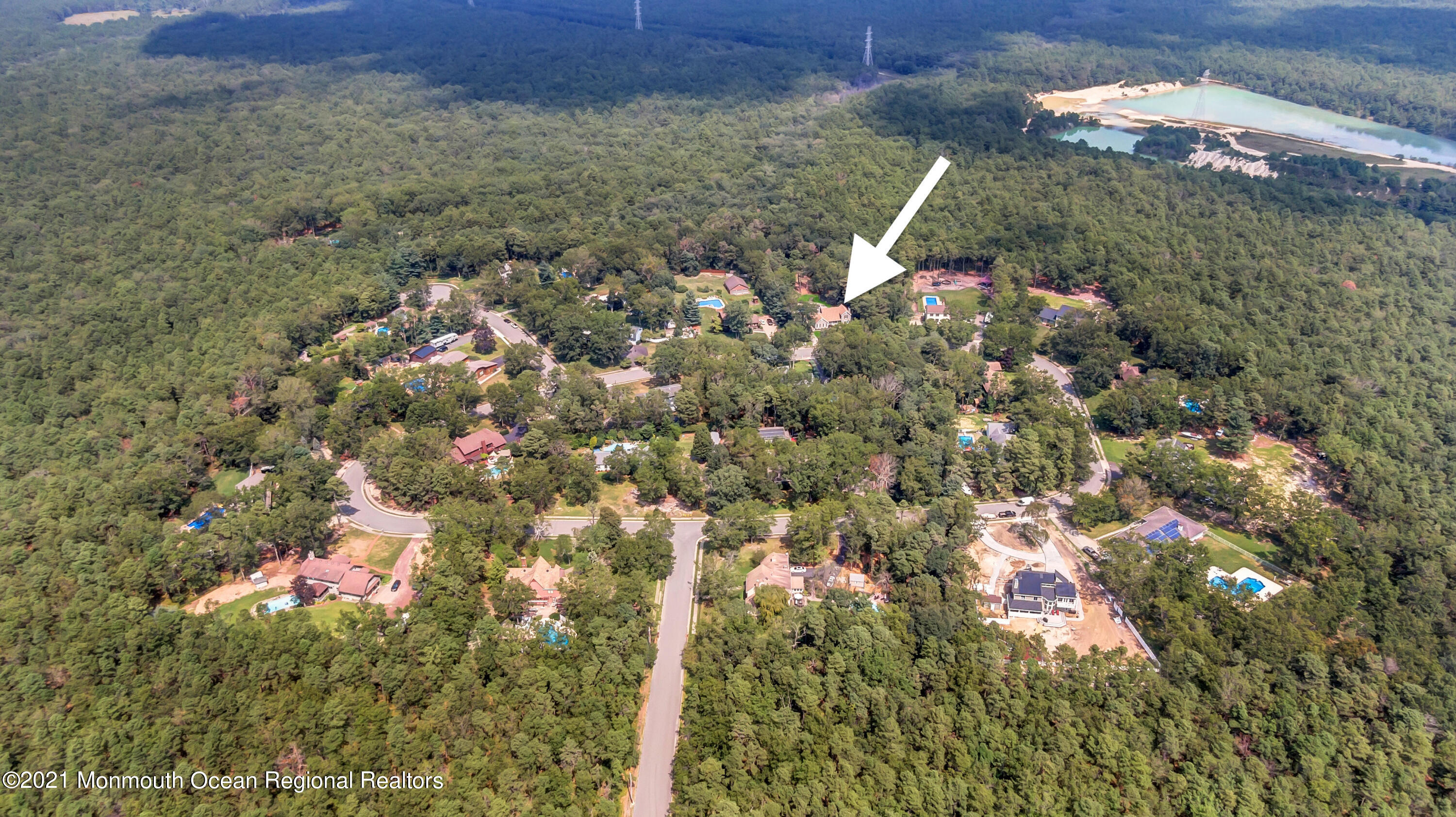 1214 Andover Road Forked River, NJ 08731 - Photo 66 of 103 AERIAL VIEW