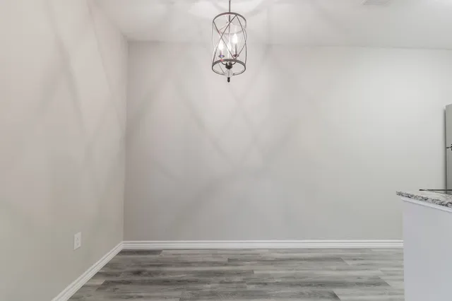 a room with a walk in closet and a window