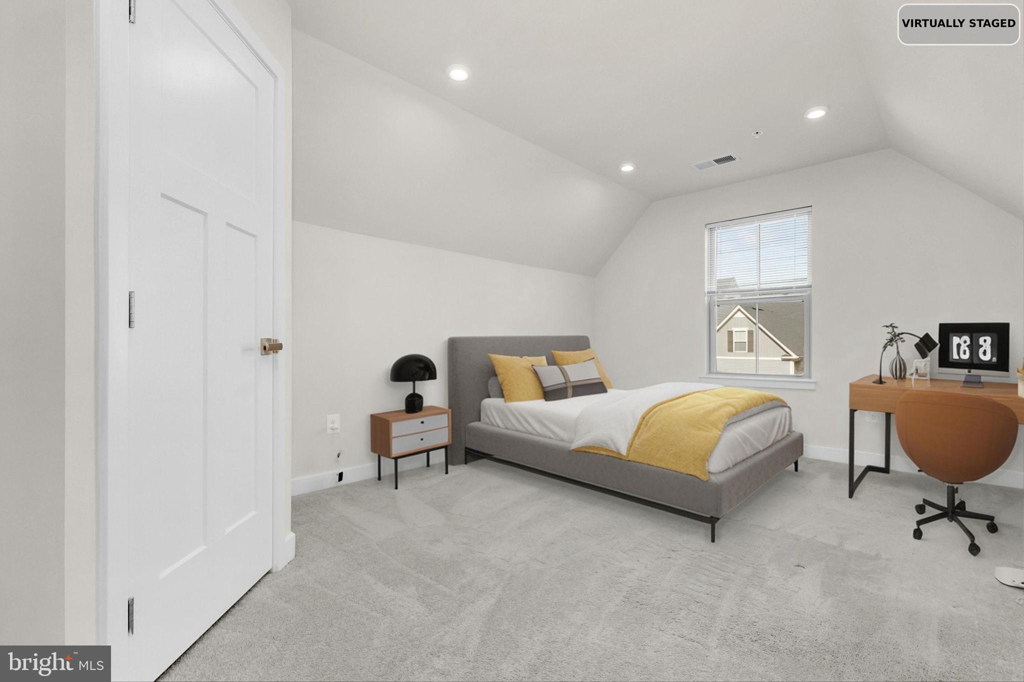 6129 Dock Street Frederick, MD 21703 - Photo 18 of 33 a bedroom with a bed and a couch