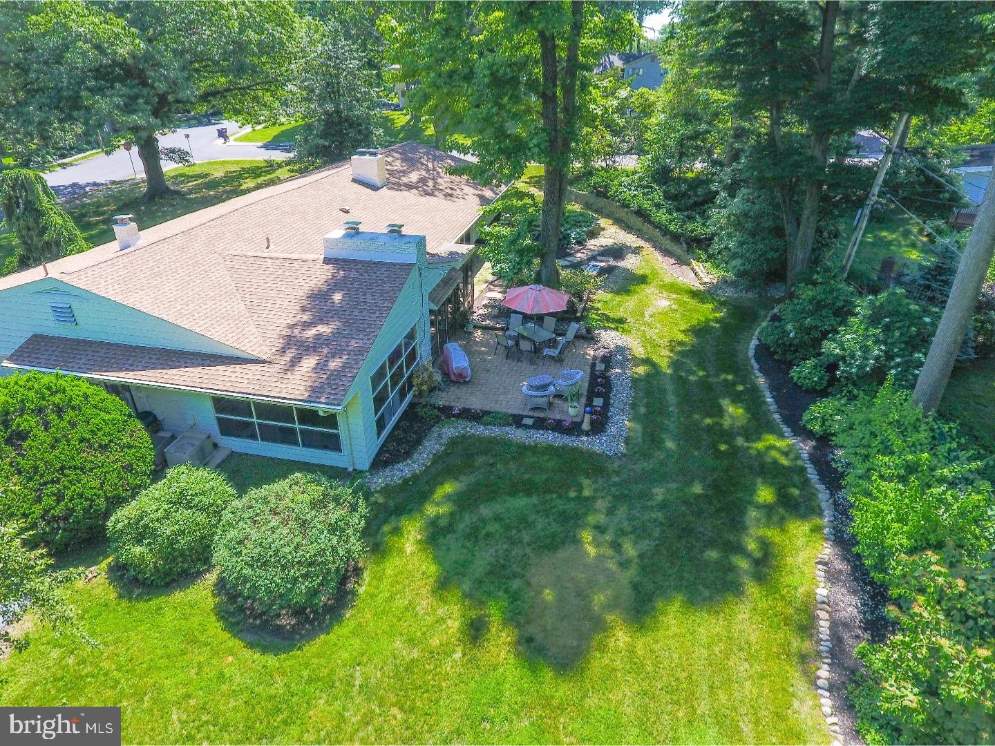 1008 Delene Road Rydal, PA 19046 - Photo 20 of 24 an aerial view of residential houses with outdoor space and trees