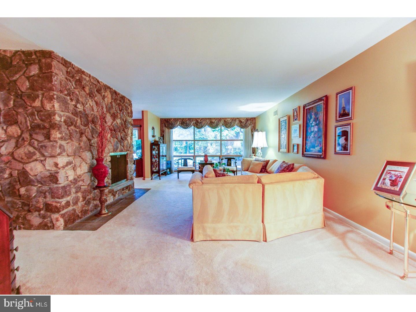 1008 Delene Road Rydal, PA 19046 - Photo 4 of 24 a living room with fireplace furniture and a flat screen tv