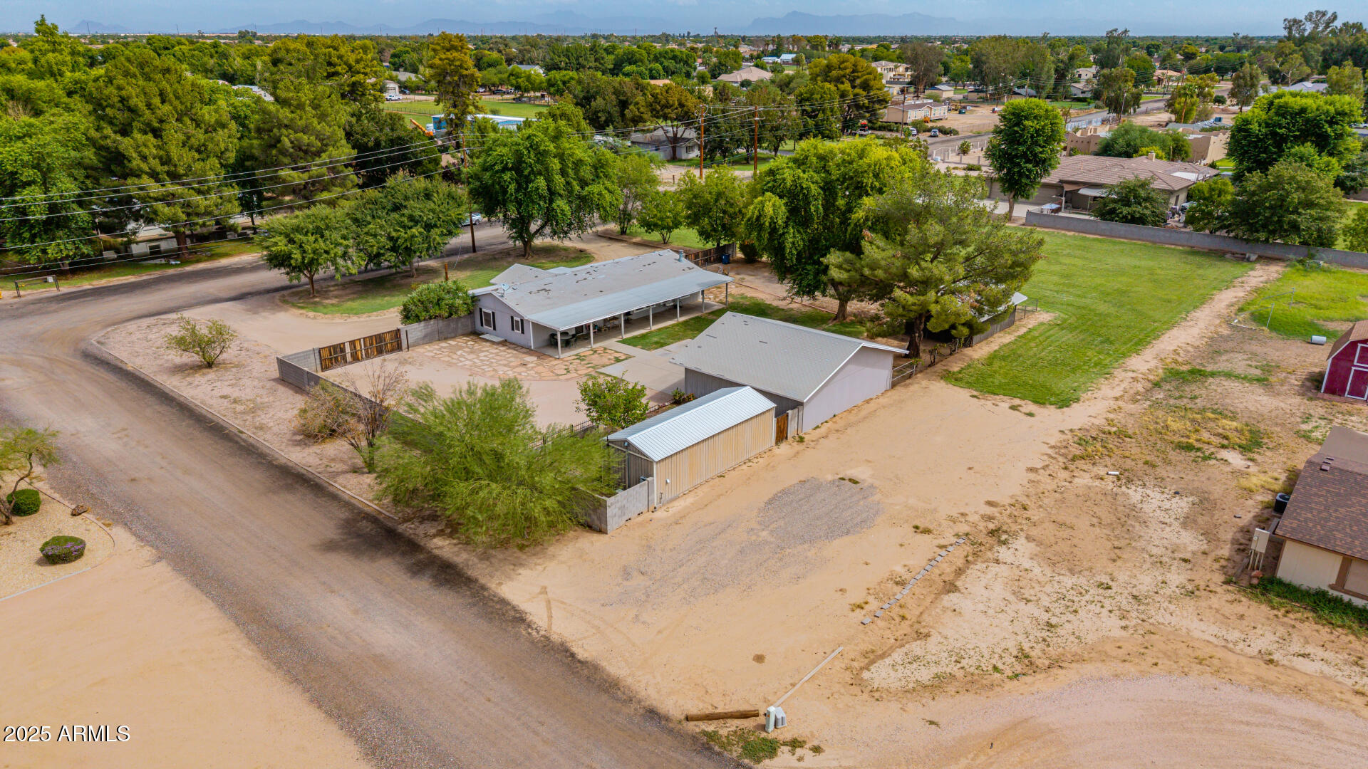 12417 East Cloud Road Chandler, AZ 85249 - Photo 29 of 40 an aerial view of a house with a yard