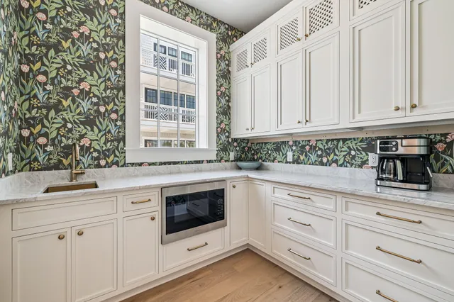 a view of an ocean and beach