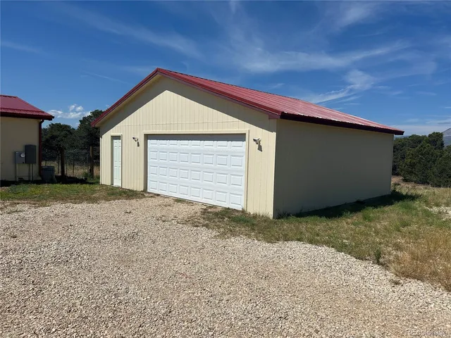 a backyard of a house