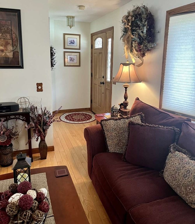 57 Chestnut Circle Suffield, CT 06093 - Photo 30 of 40 a living room with furniture and a potted plant