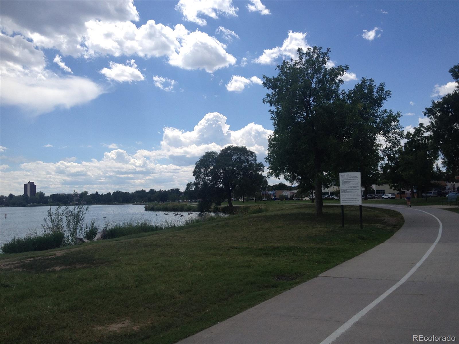 965 Wolff Street, Unit A Denver, CO 80204 - Photo 34 of 34 a view of a golf course with a lake