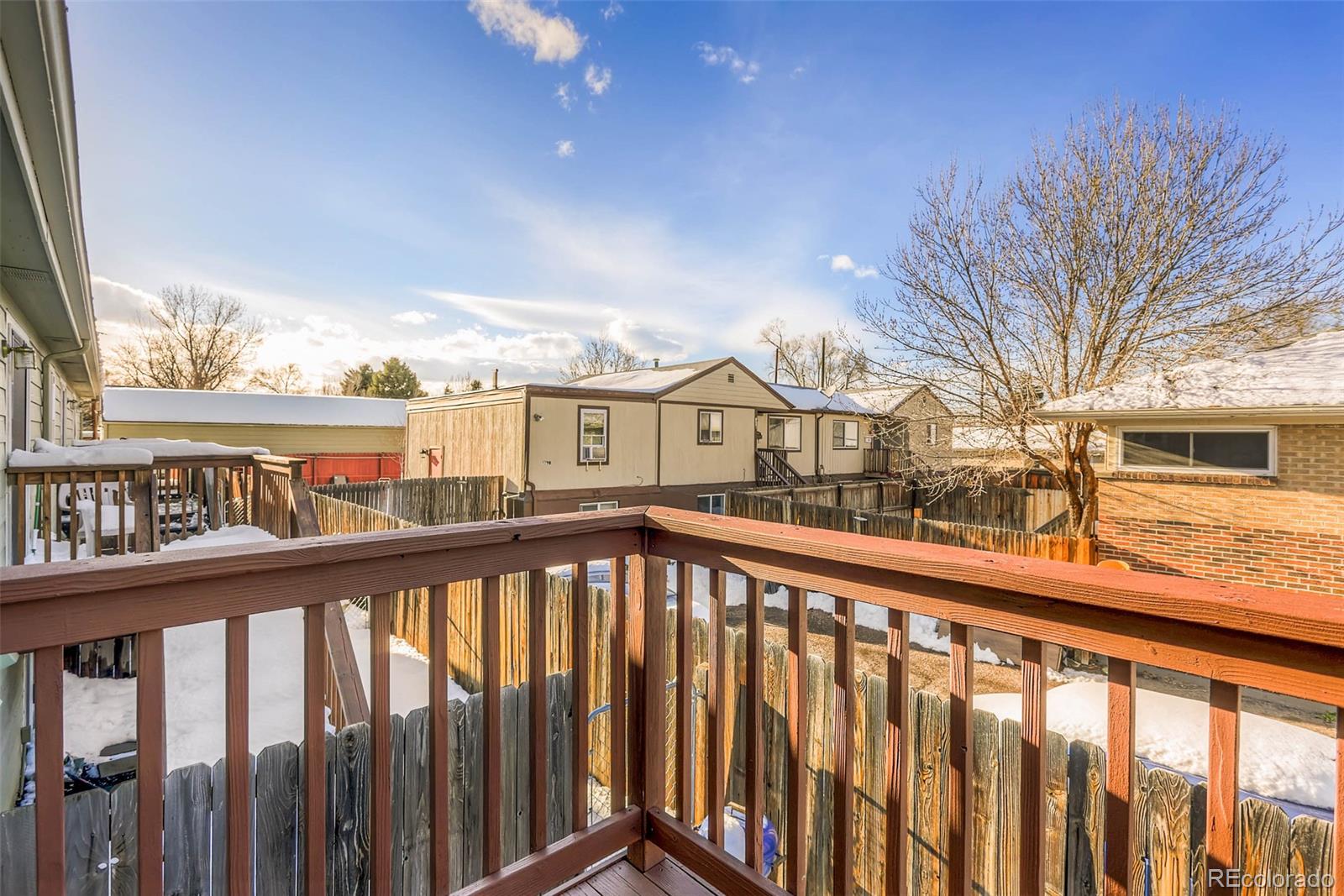 965 Wolff Street, Unit A Denver, CO 80204 - Photo 5 of 34 a view of a street from a balcony