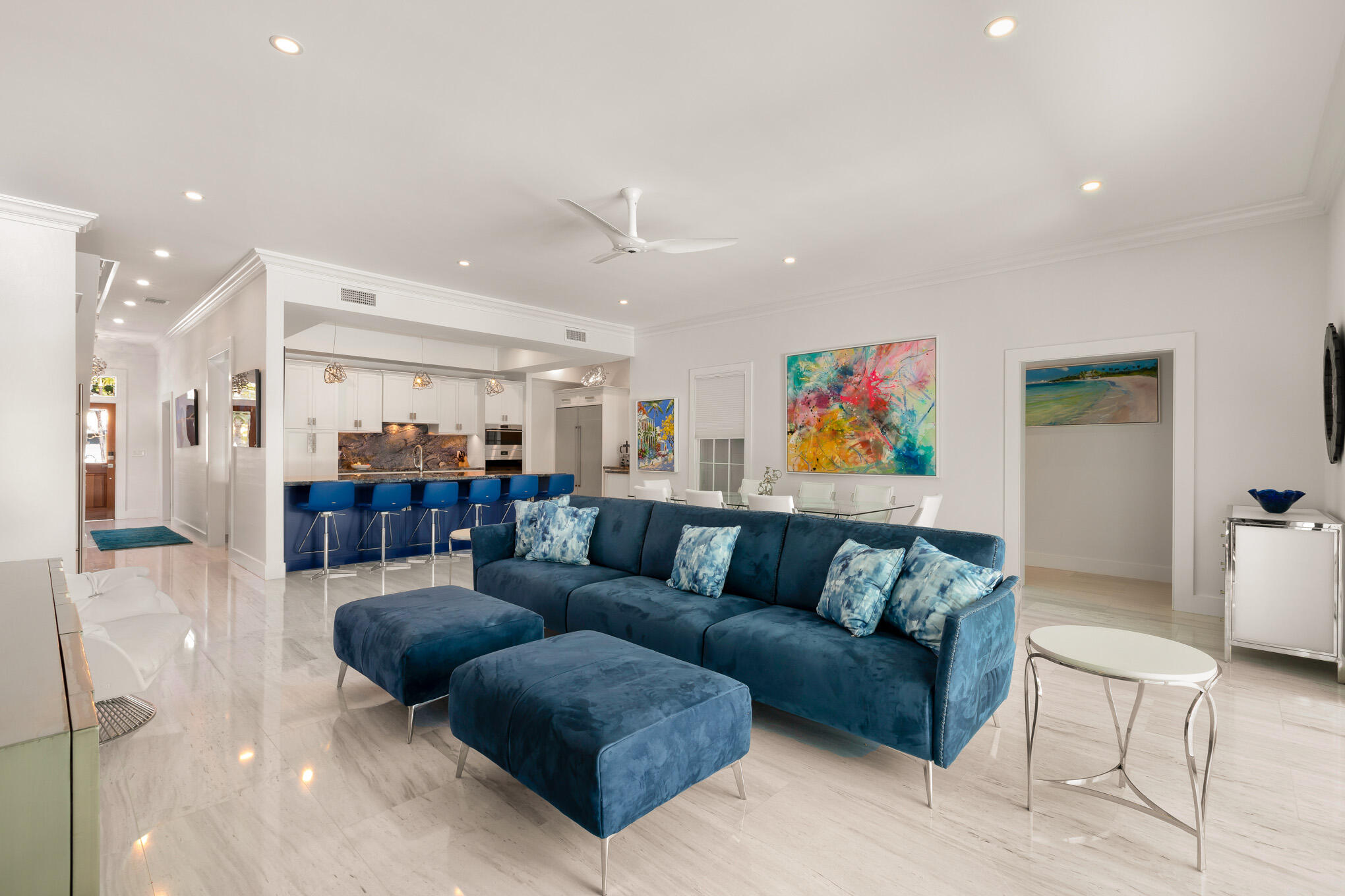 626 William Street Key West, FL 33040 - Photo 36 of 68 a living room with furniture and a view of kitchen