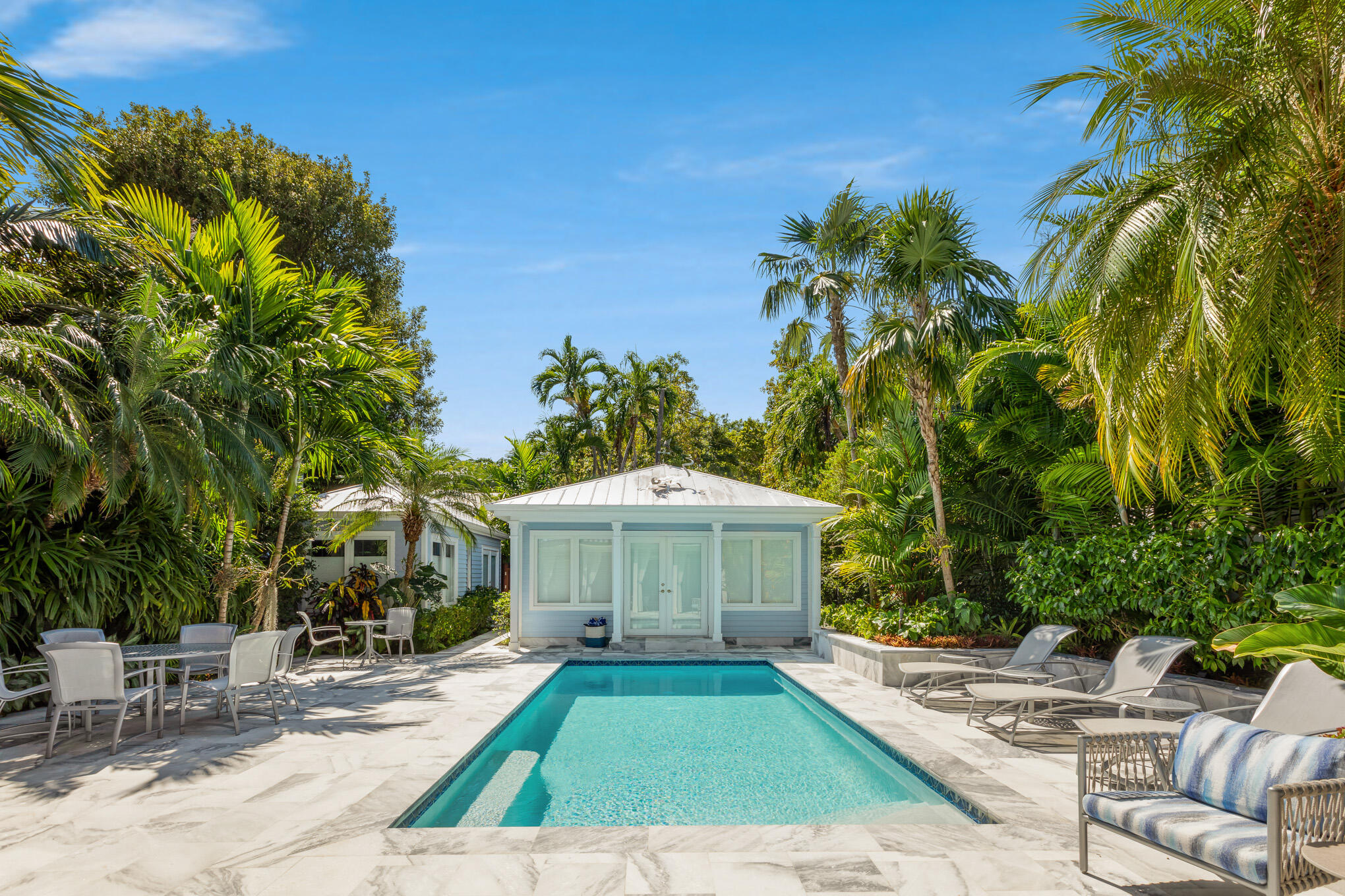 626 William Street Key West, FL 33040 - Photo 46 of 68 a front view of house with yard and seating area