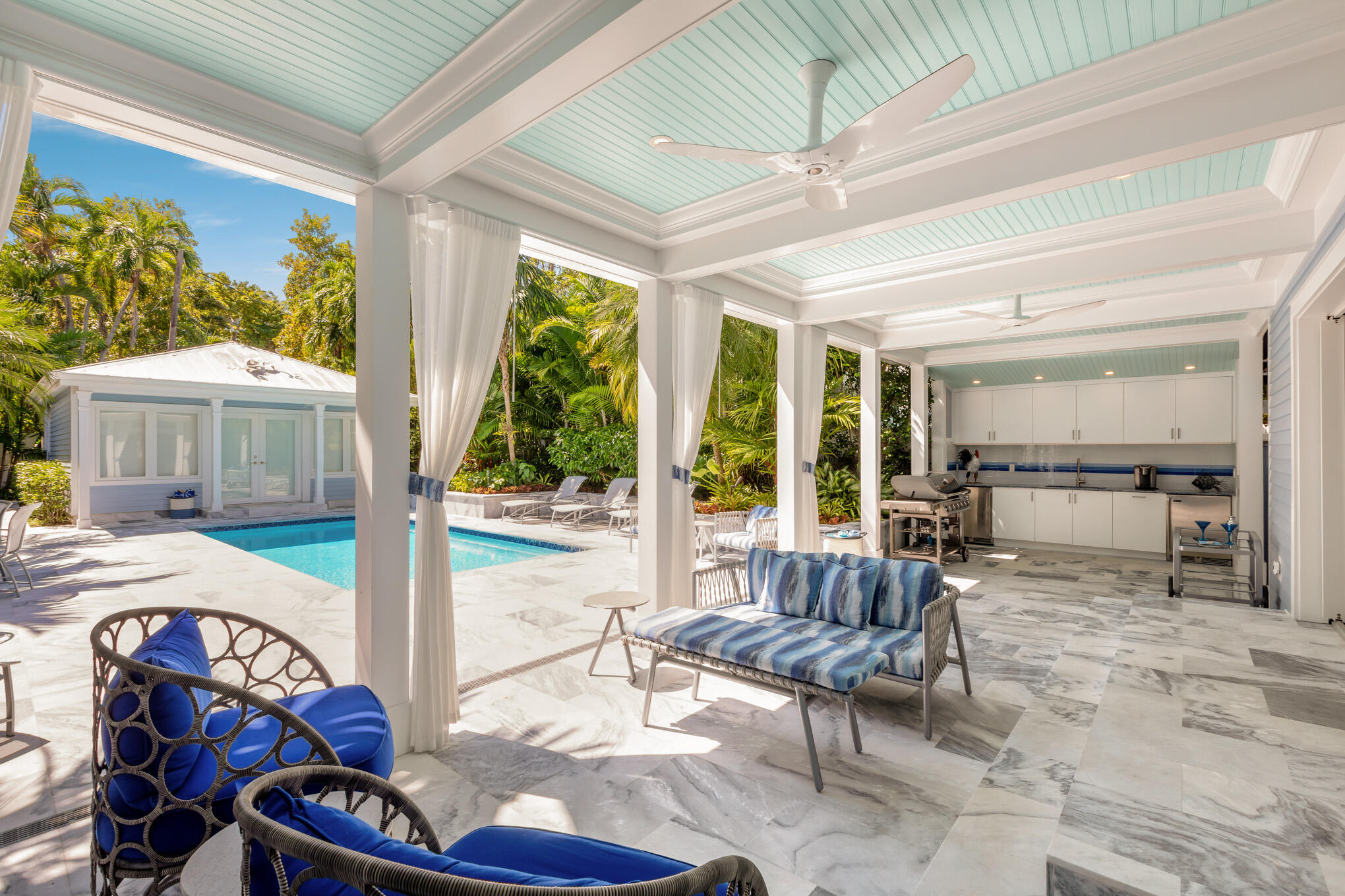 626 William Street Key West, FL 33040 - Photo 48 of 68 a living room with furniture and a large window