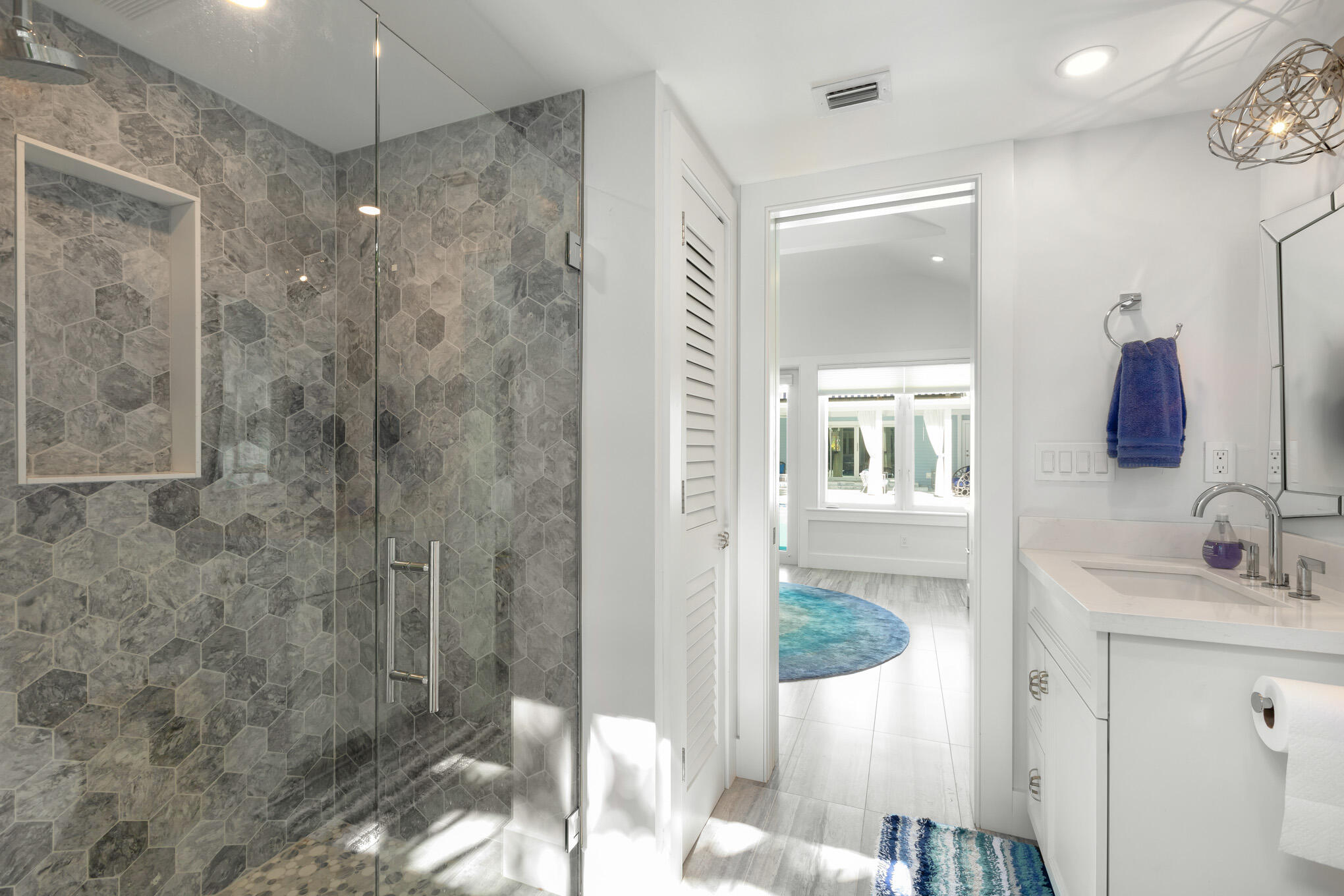 626 William Street Key West, FL 33040 - Photo 57 of 68 a bathroom with a shower and a sink