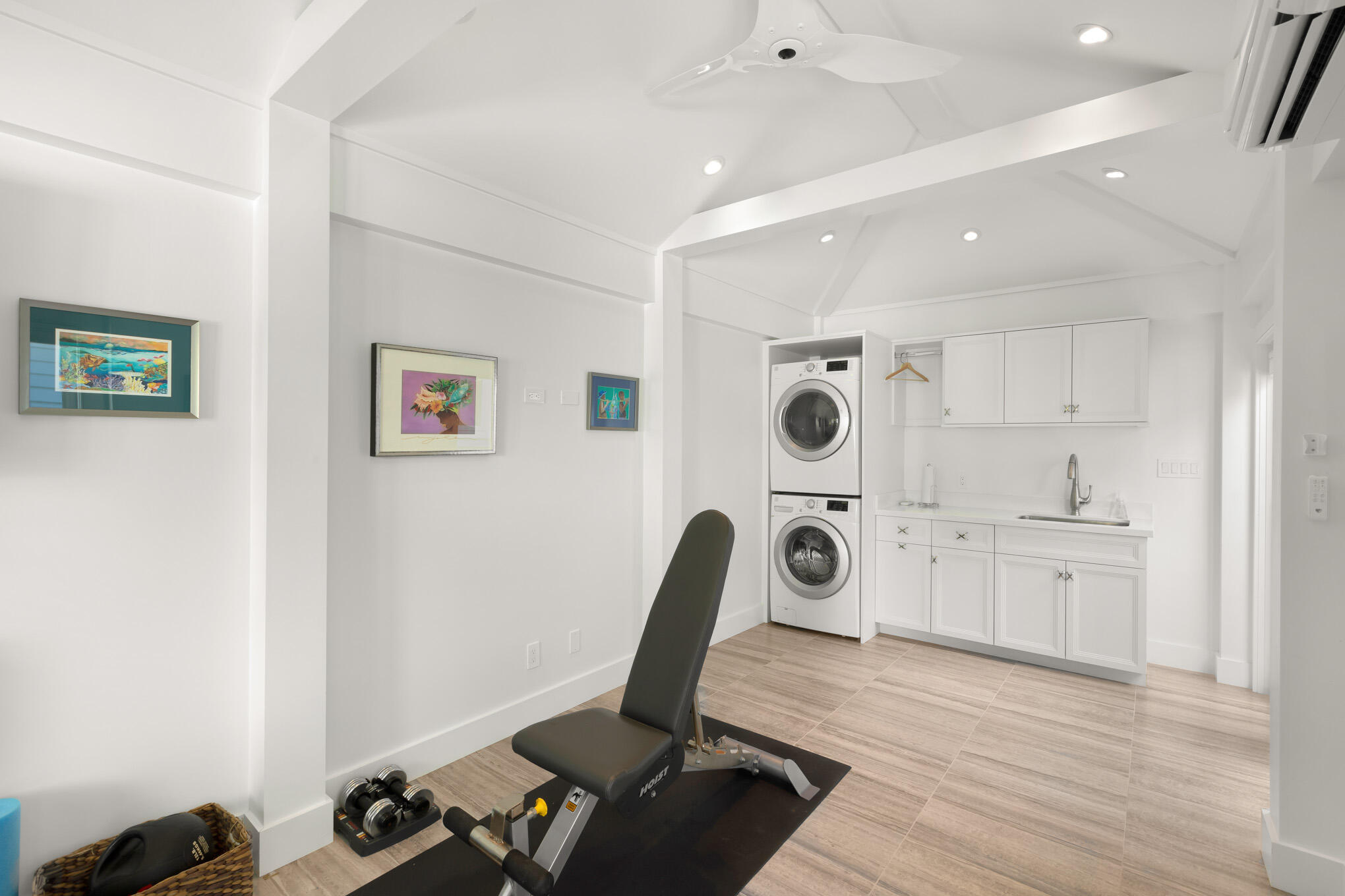 626 William Street Key West, FL 33040 - Photo 67 of 68 a view of a workspace with furniture and wooden floor