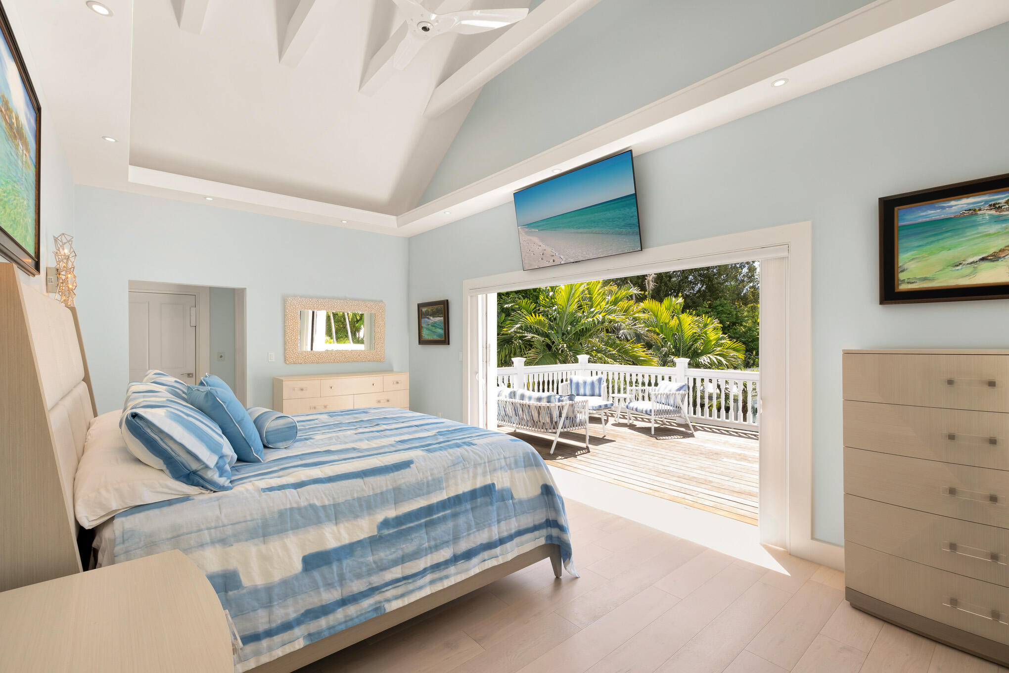 626 William Street Key West, FL 33040 - Photo 10 of 68 a bedroom with a bed and a large window