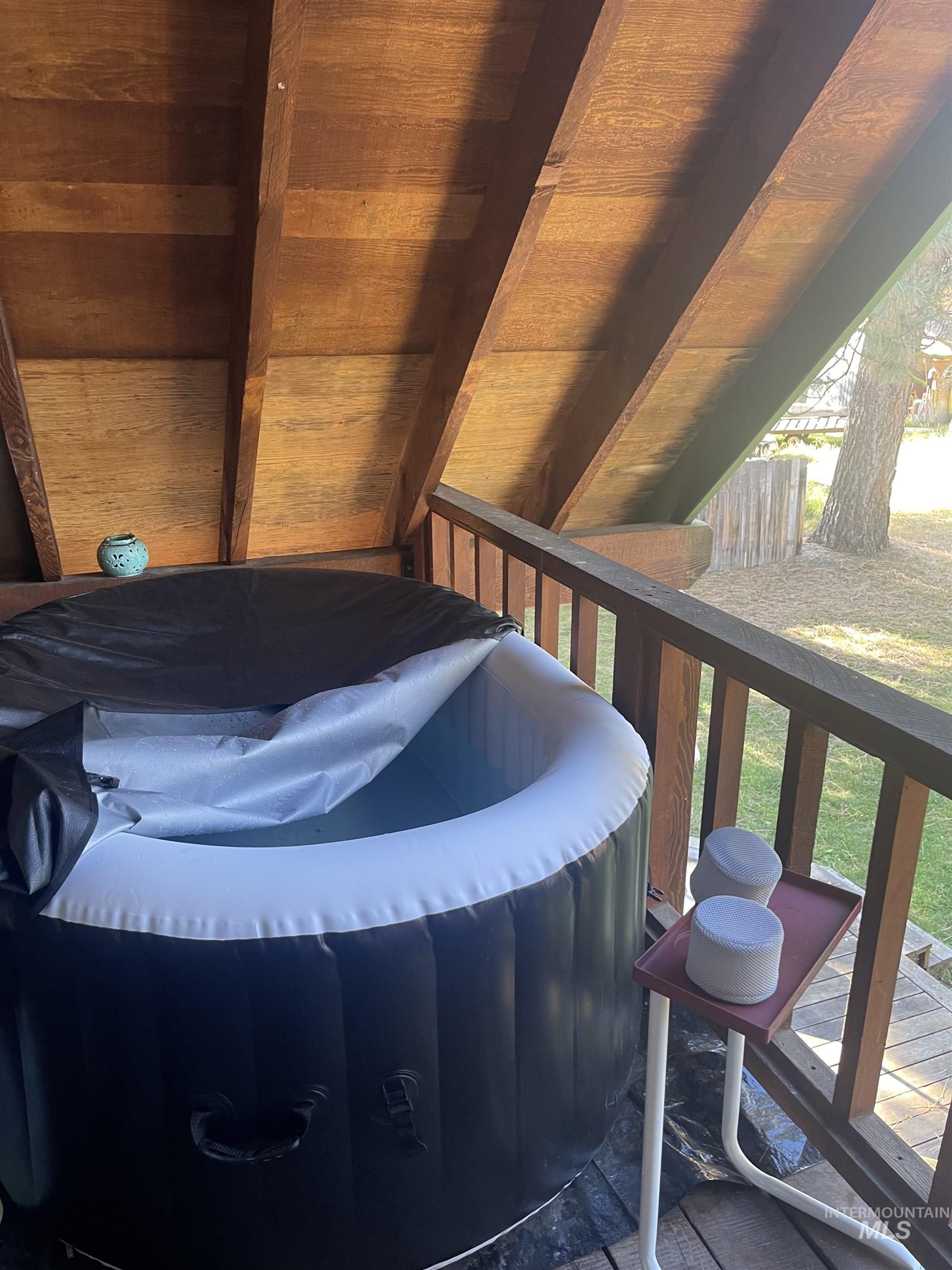 306 Rio Vista Boulevard McCall, ID 83638 - Photo 35 of 40 Wooden terrace featuring a hot tub