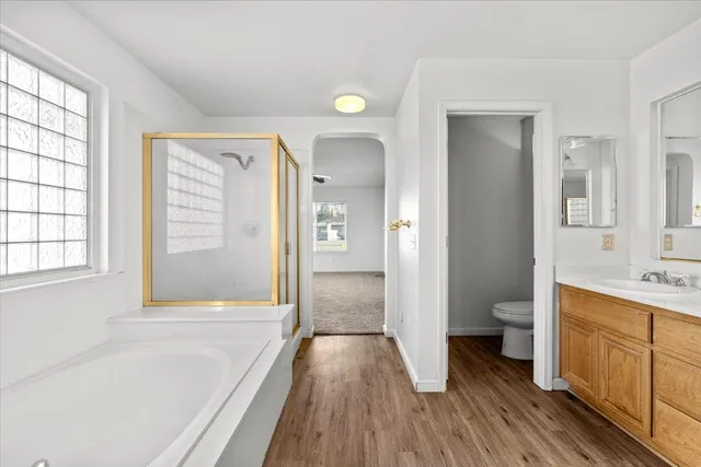 a bathroom with a sink and a bathtub