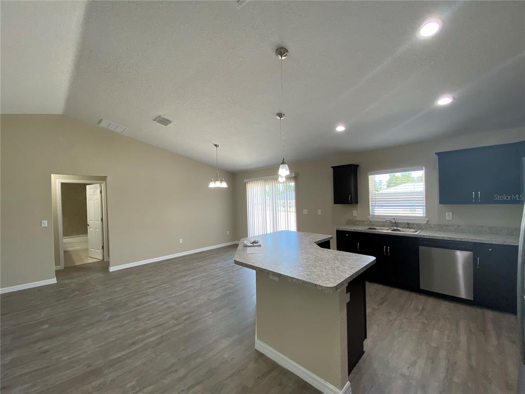 16767 Southwest 21st Terrace Road Ocala, FL 34473 - Photo 6 of 30 a kitchen with a sink and cabinets