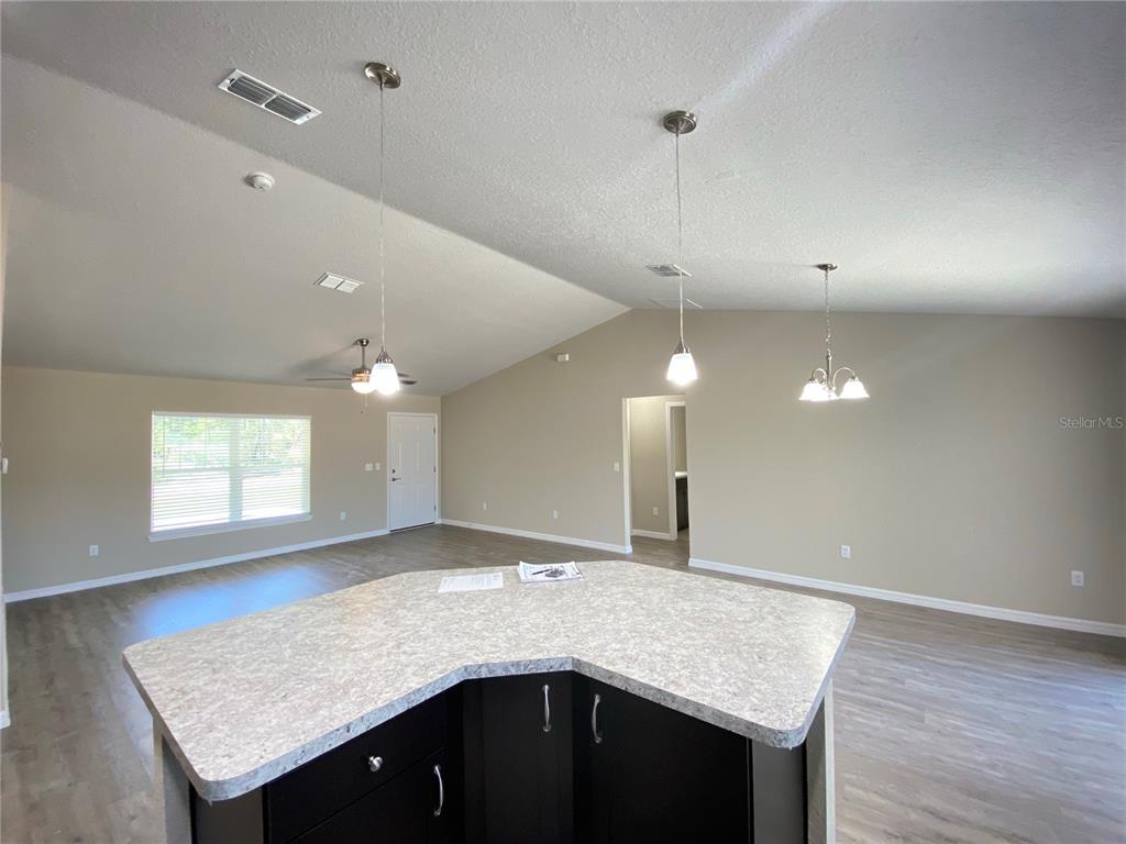 16767 Southwest 21st Terrace Road Ocala, FL 34473 - Photo 9 of 30 a kitchen with a stove a counter space and a sink