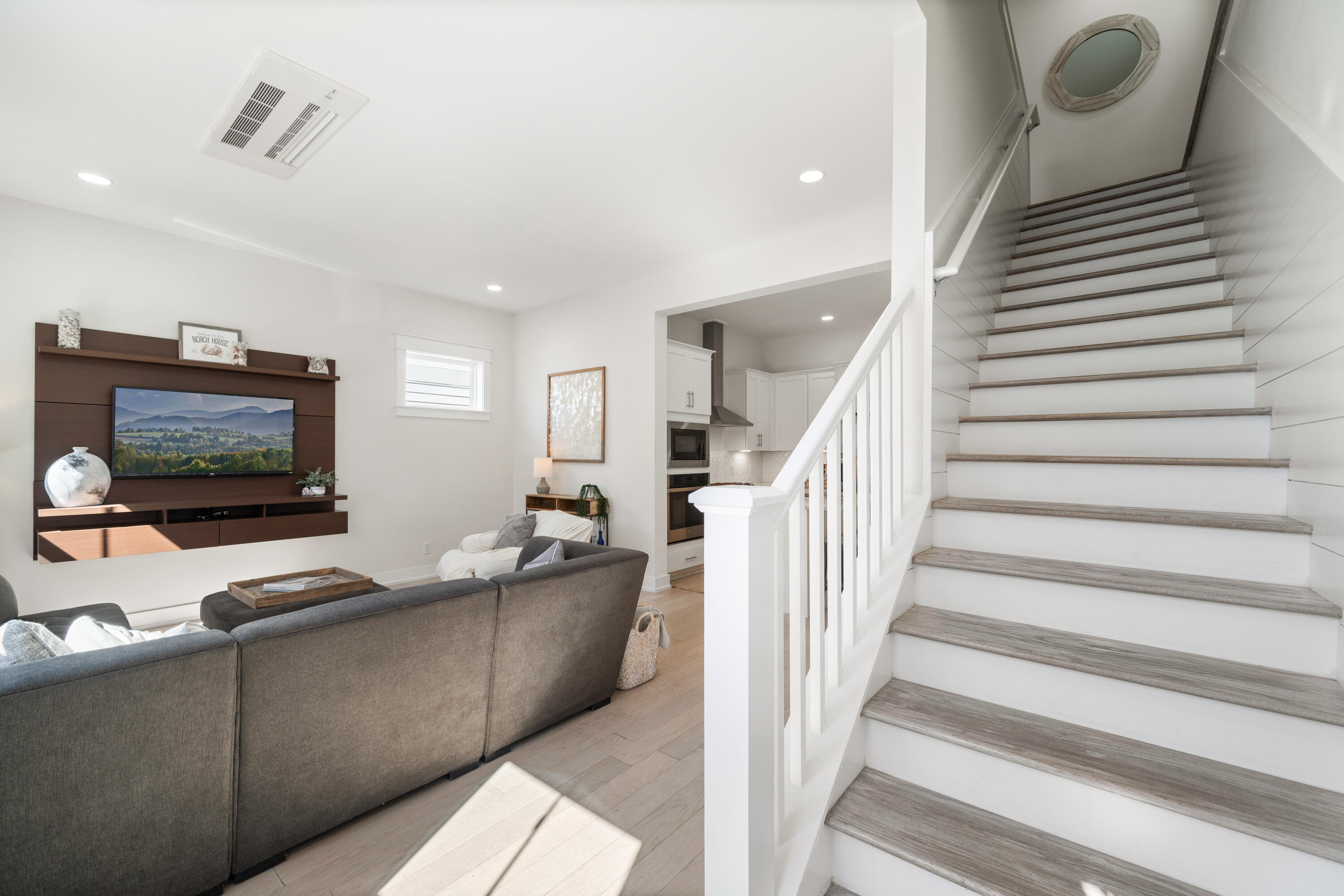 97 Beach View Drive Inlet Beach, FL 32461 - Photo 15 of 57 a living room with furniture and a flat screen tv