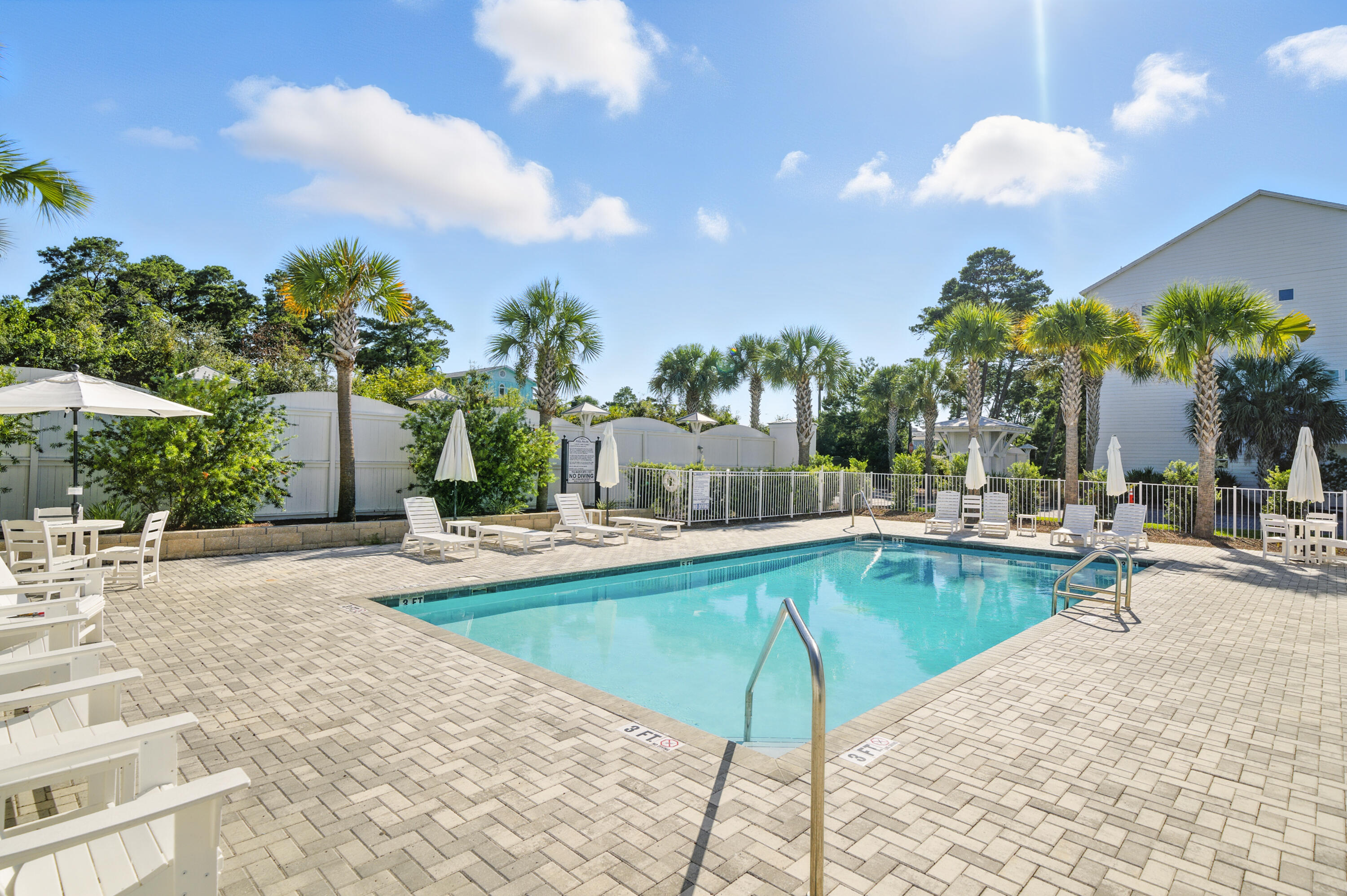 97 Beach View Drive Inlet Beach, FL 32461 - Photo 45 of 57 a view of a house with swimming pool and sitting area