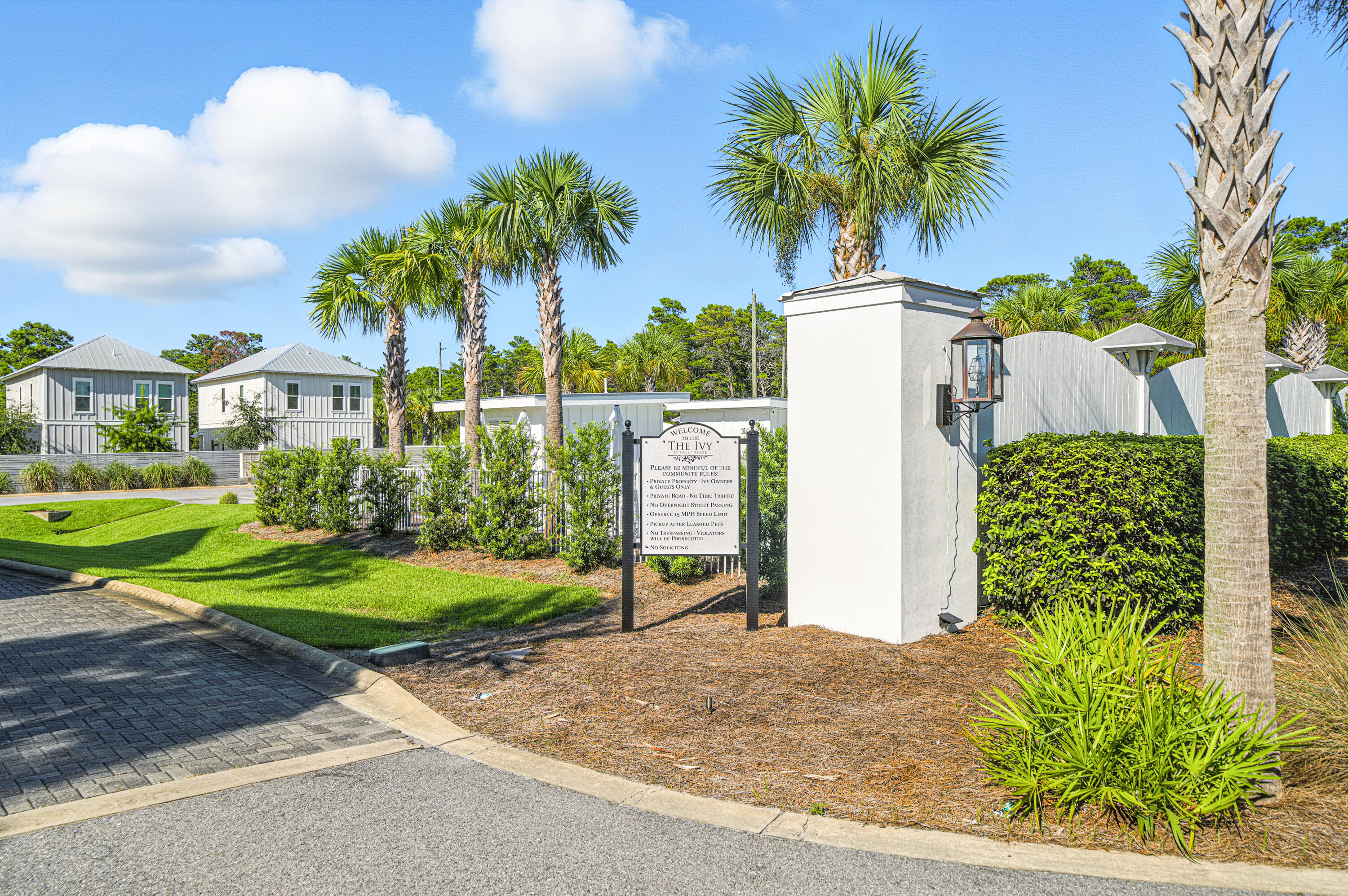 97 Beach View Drive Inlet Beach, FL 32461 - Photo 49 of 57 a view of a garden with a patio