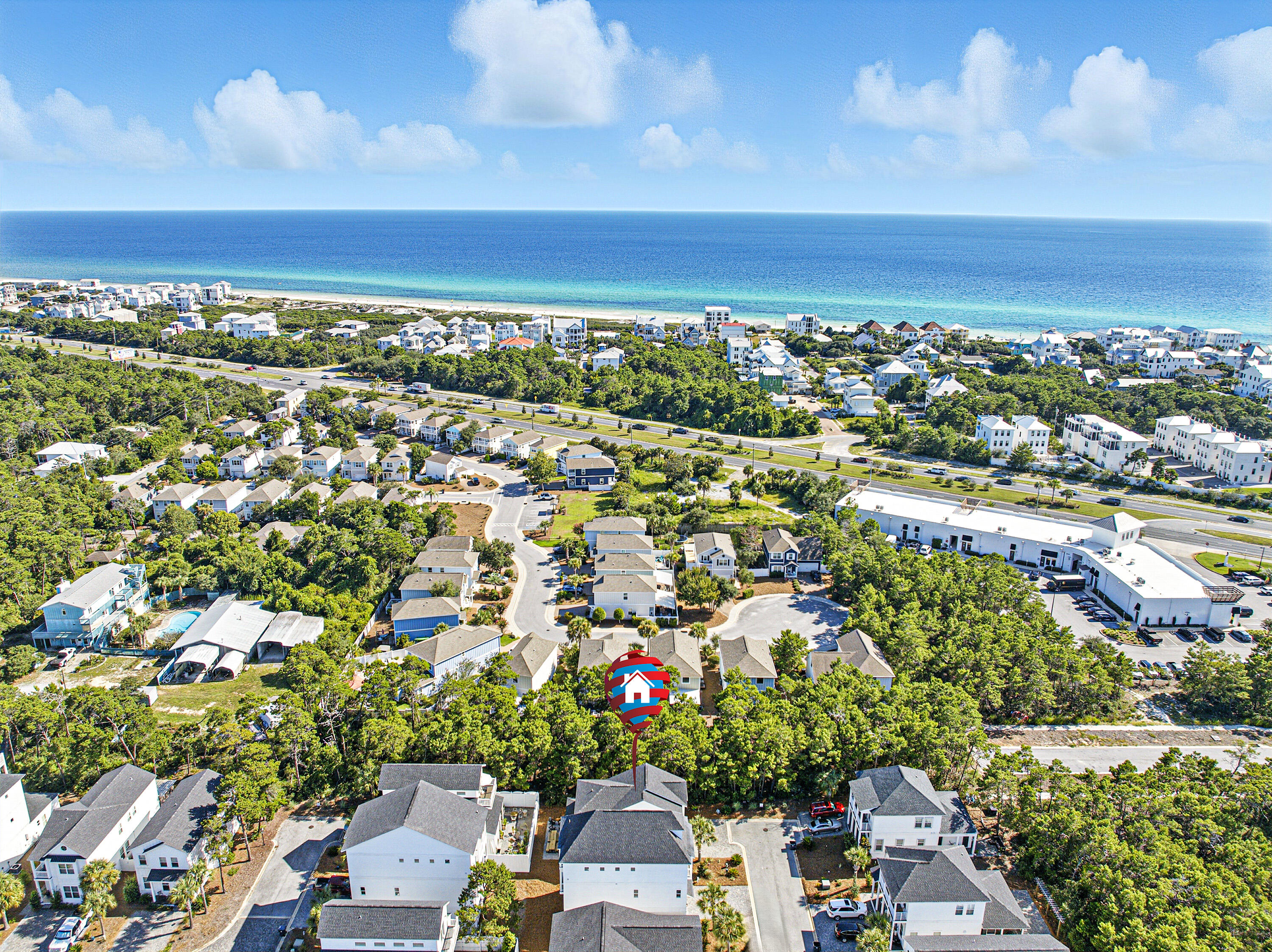 97 Beach View Drive Inlet Beach, FL 32461 - Photo 50 of 57 a view of a city with an ocean