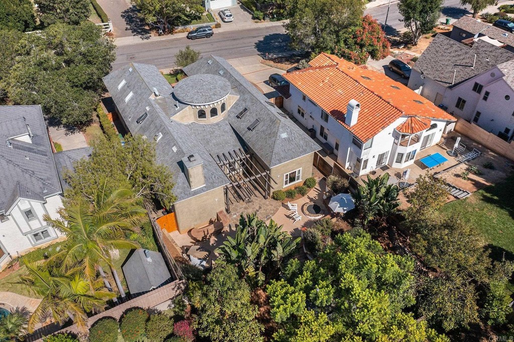 3209 James Drive Carlsbad, CA 92008 - Photo 62 of 65 an aerial view of a house with a yard and outdoor seating
