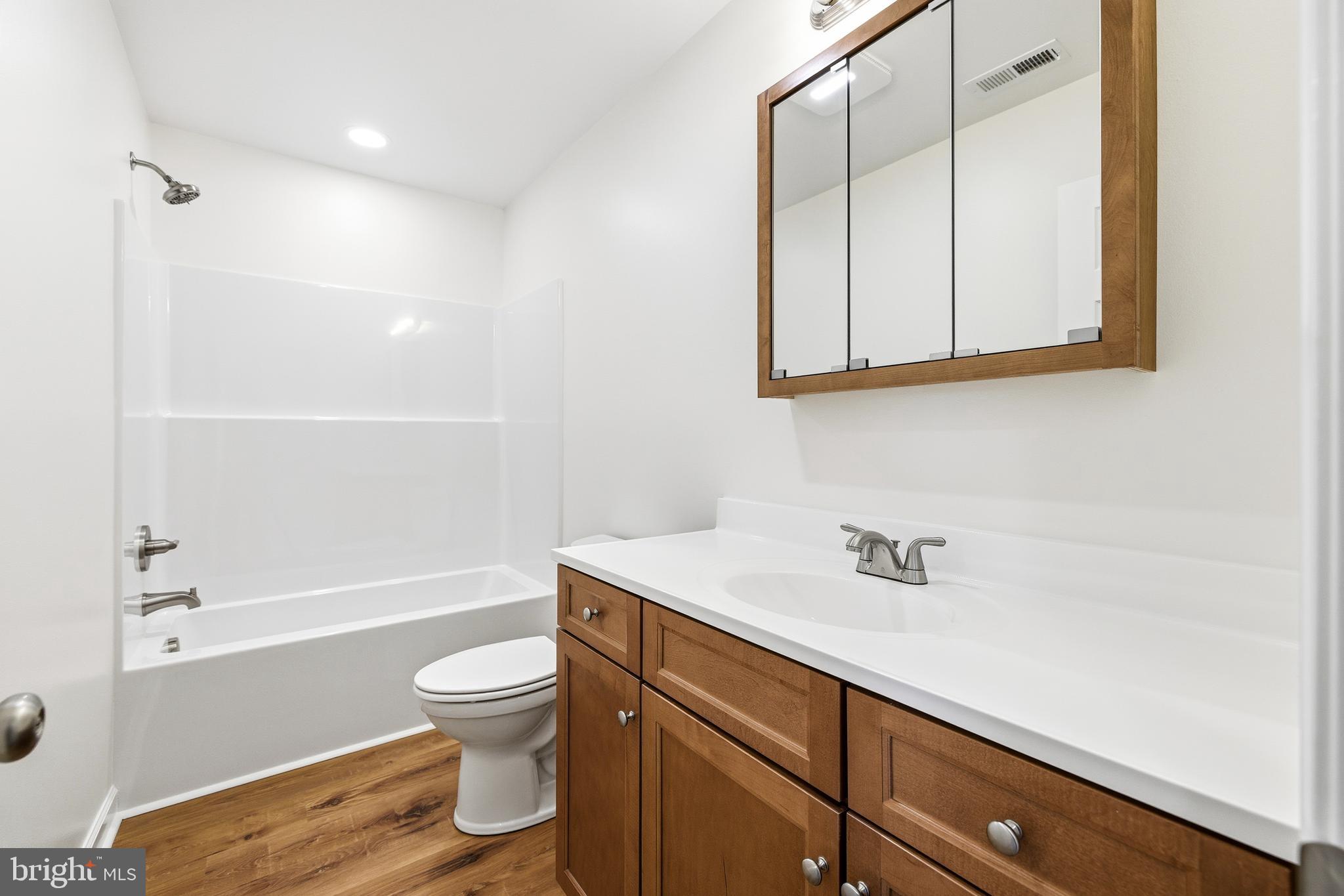 103 6th Avenue Luray, VA 22835 - Photo 26 of 58 a bathroom with a sink a toilet and shower