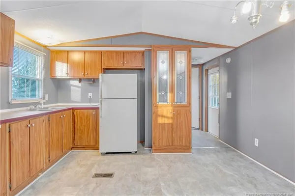 a view of livingroom with a front door