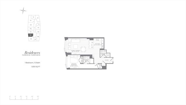 $1,975,000 | 240 Devonshire Street, Unit 4305, Boston, MA 02110