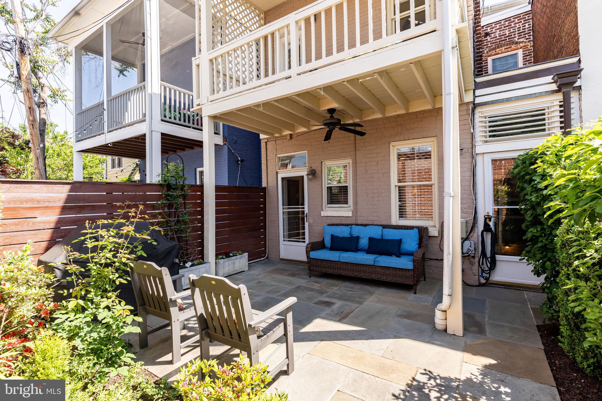 238 10th Street Northeast Washington, DC 20002 - Photo 9 of 29 Sunny Rear Patio