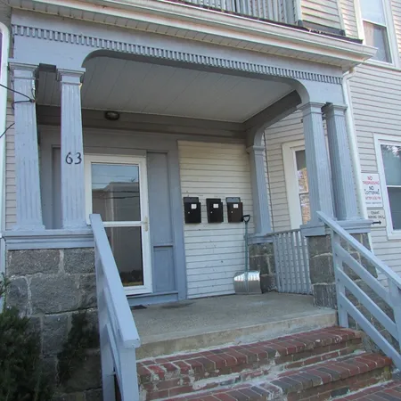 a view of front door