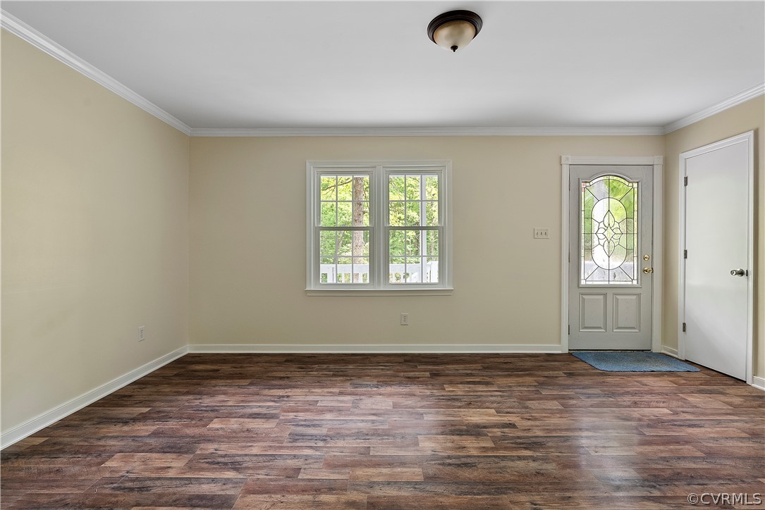 7611 Brightridge Road Chesterfield, VA 23832 - Photo 9 of 38 wooden floor in an empty room with a window