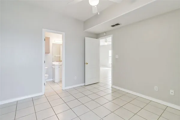 a view of an empty room