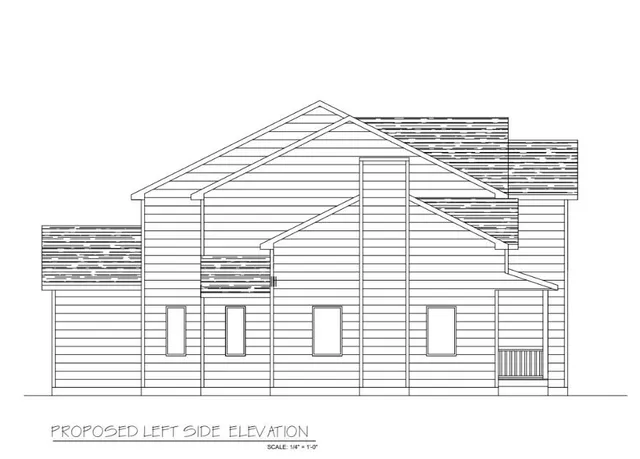 a picture of a small white building