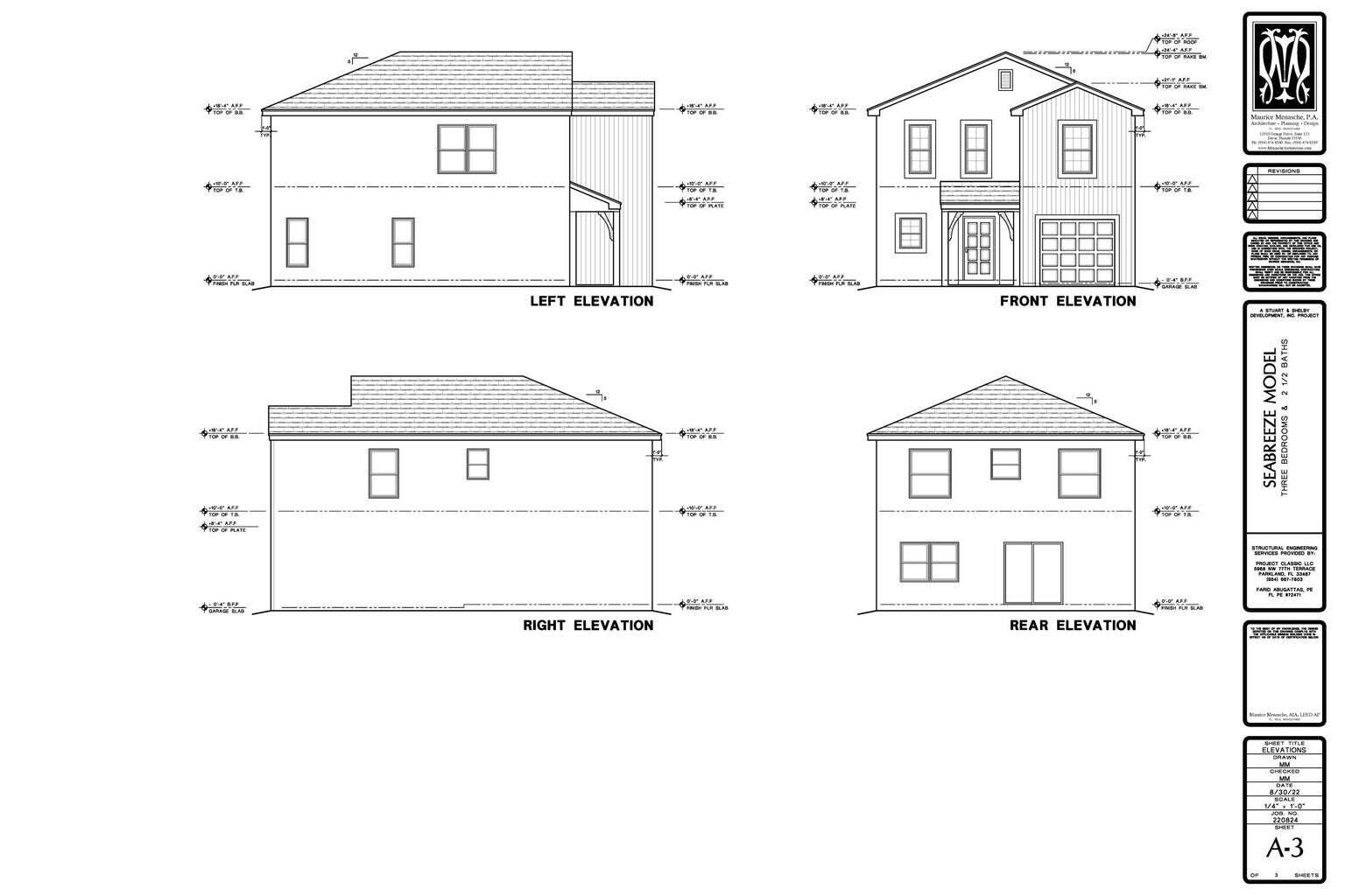 320 Means Court Fort Pierce, FL 34950 - Photo 6 of 7 Sea Breeze Exterior Plans