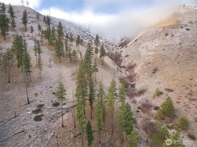 a view of a lake with a mountain