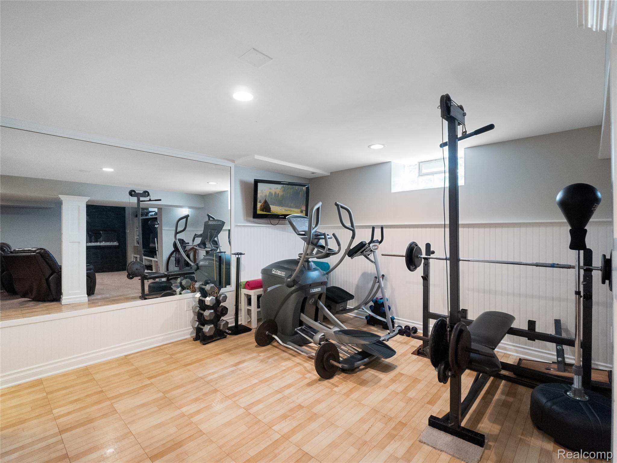 2339 Manchester Road Birmingham, MI 48009 - Photo 16 of 20 Fitness Area or Rec Room in Finished Basement