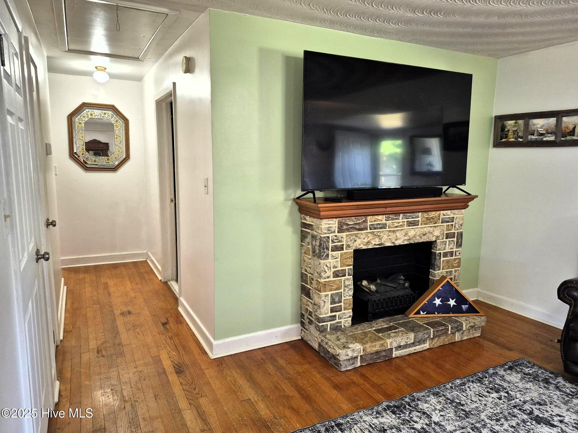 108 Rosedale Drive Elizabeth City, NC 27909 - Photo 8 of 52 Den - electric fireplace