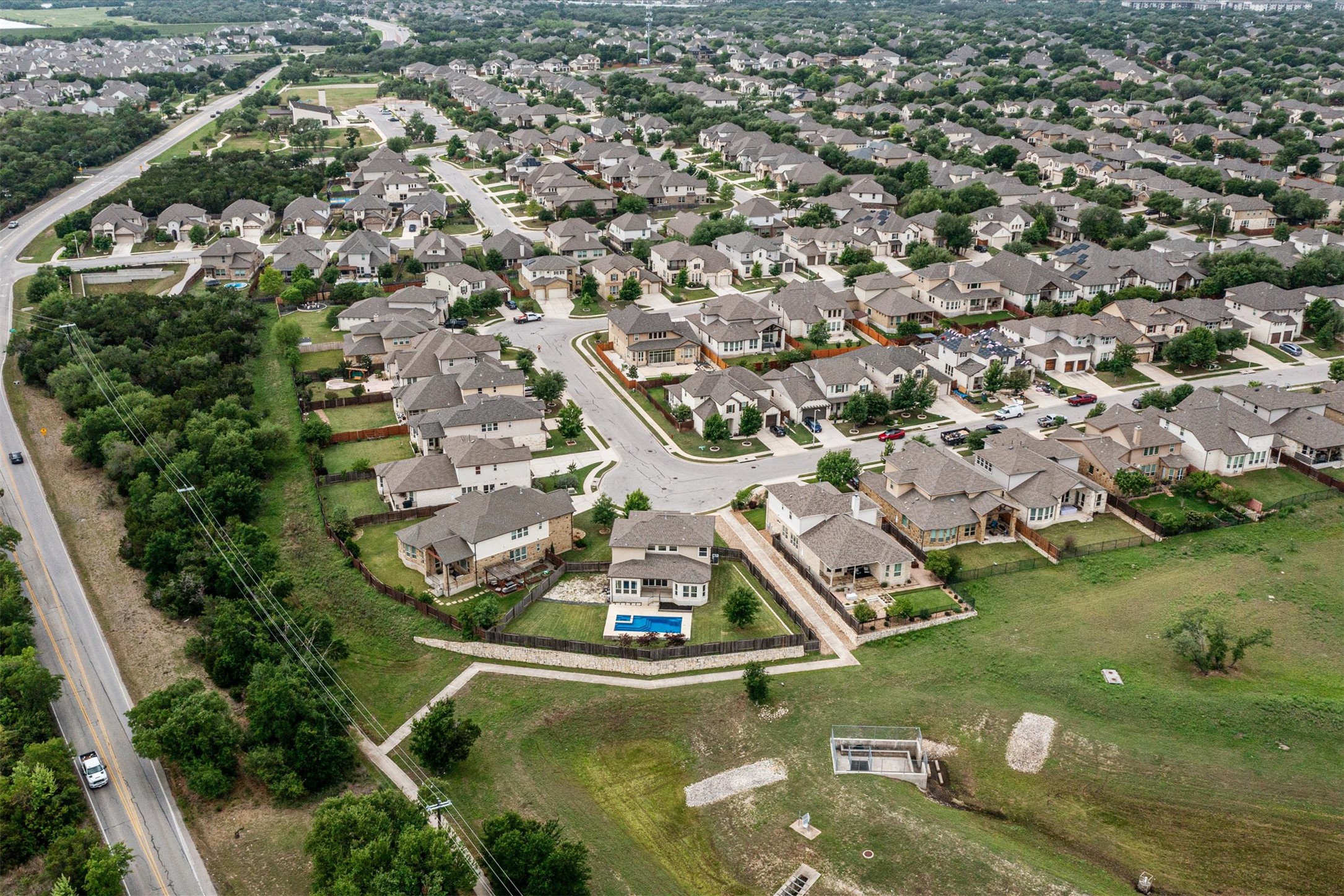 622 Cheyenne Lane Cedar Park, TX 78613 - Photo 40 of 40 Direct access to the Brushy Creek greenbelt means your view is full of trees rather than back neighbors