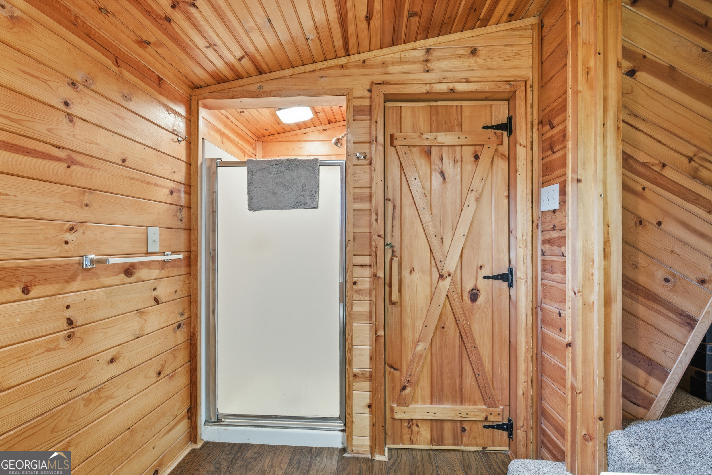 801 Sillycook Trail Clarkesville, GA 30523 - Photo 28 of 47 a view of a wooden door