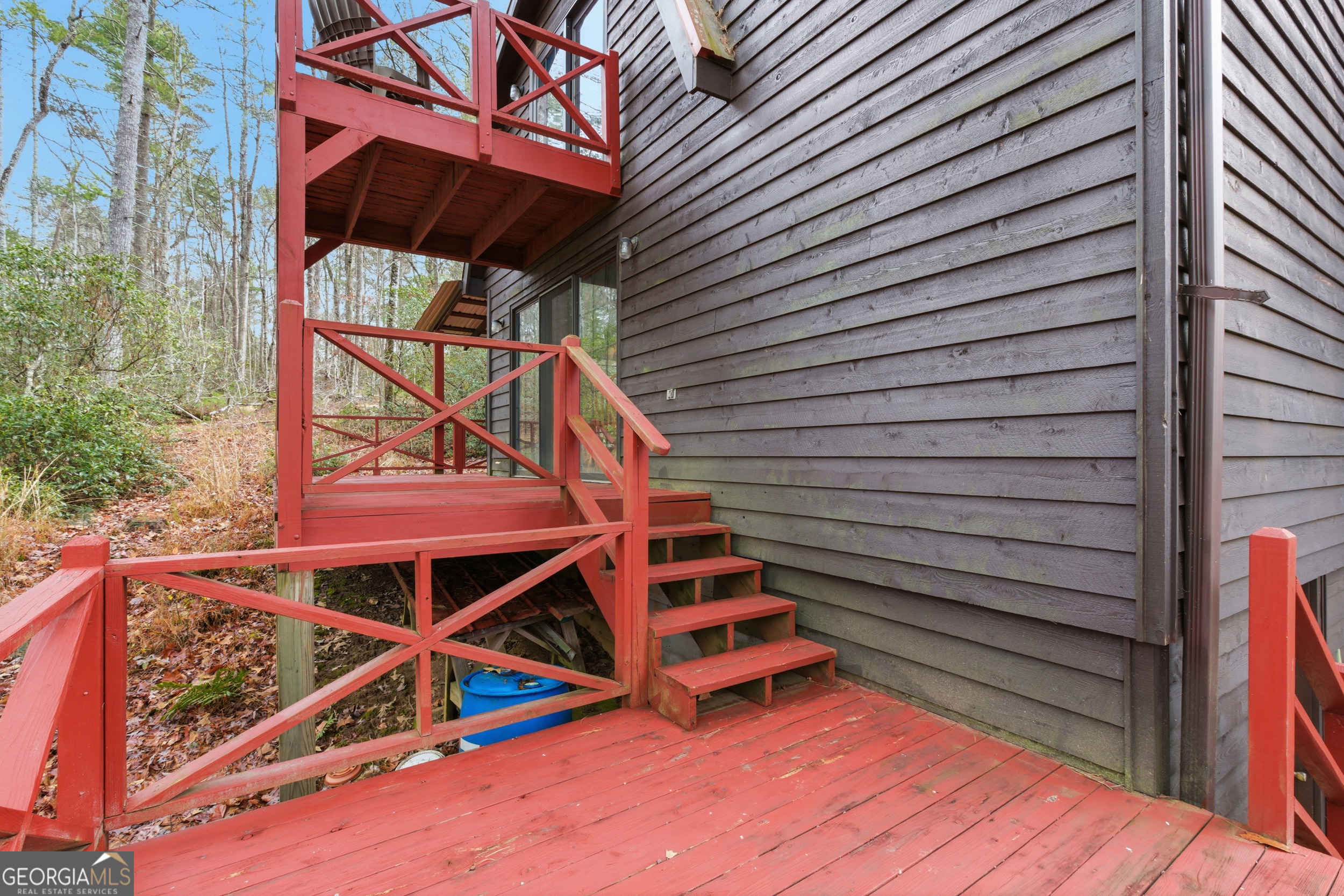 801 Sillycook Trail Clarkesville, GA 30523 - Photo 33 of 47 a view of a chairs and table in the balcony
