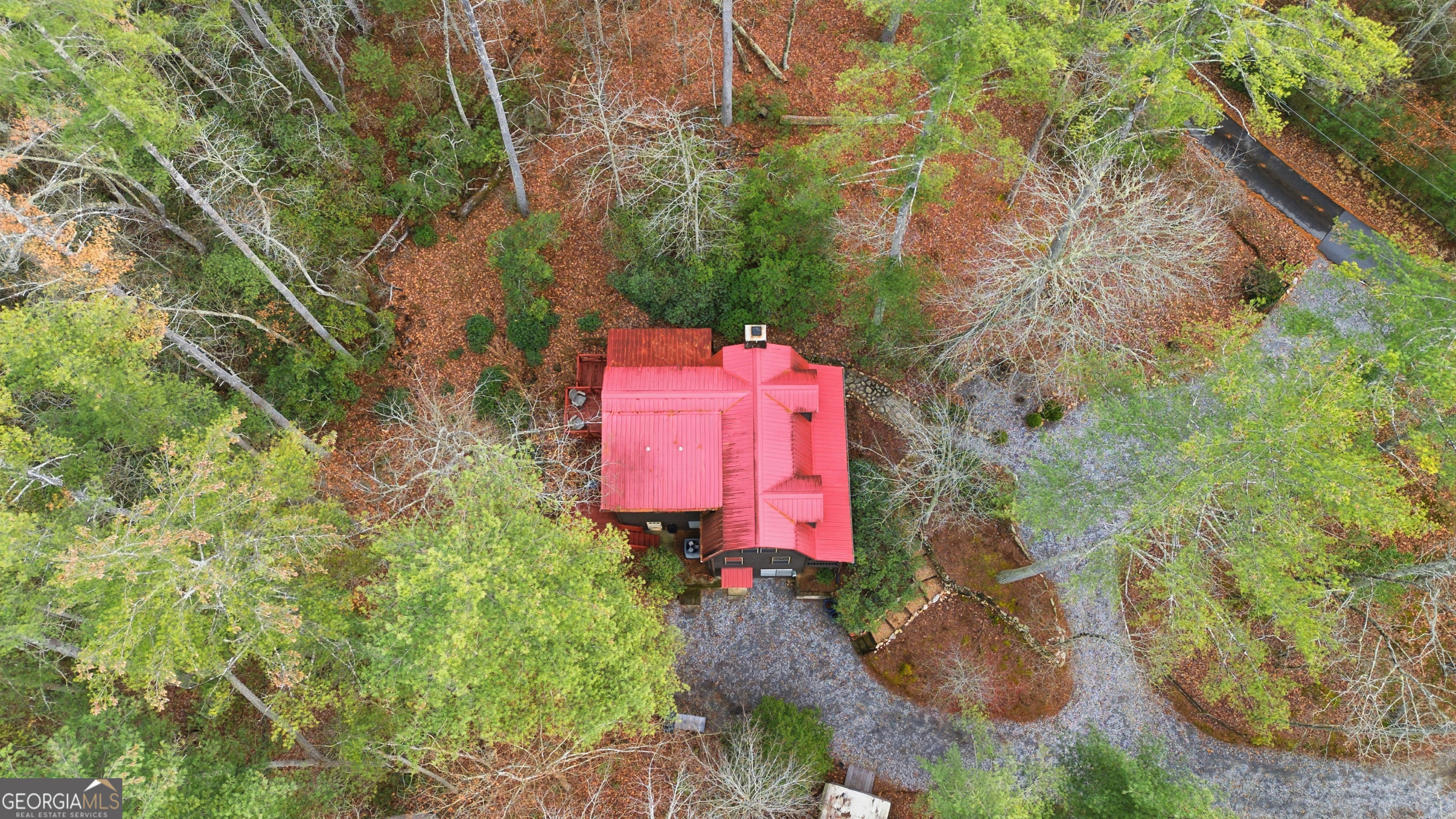 801 Sillycook Trail Clarkesville, GA 30523 - Photo 41 of 47 an aerial view of a house with a yard