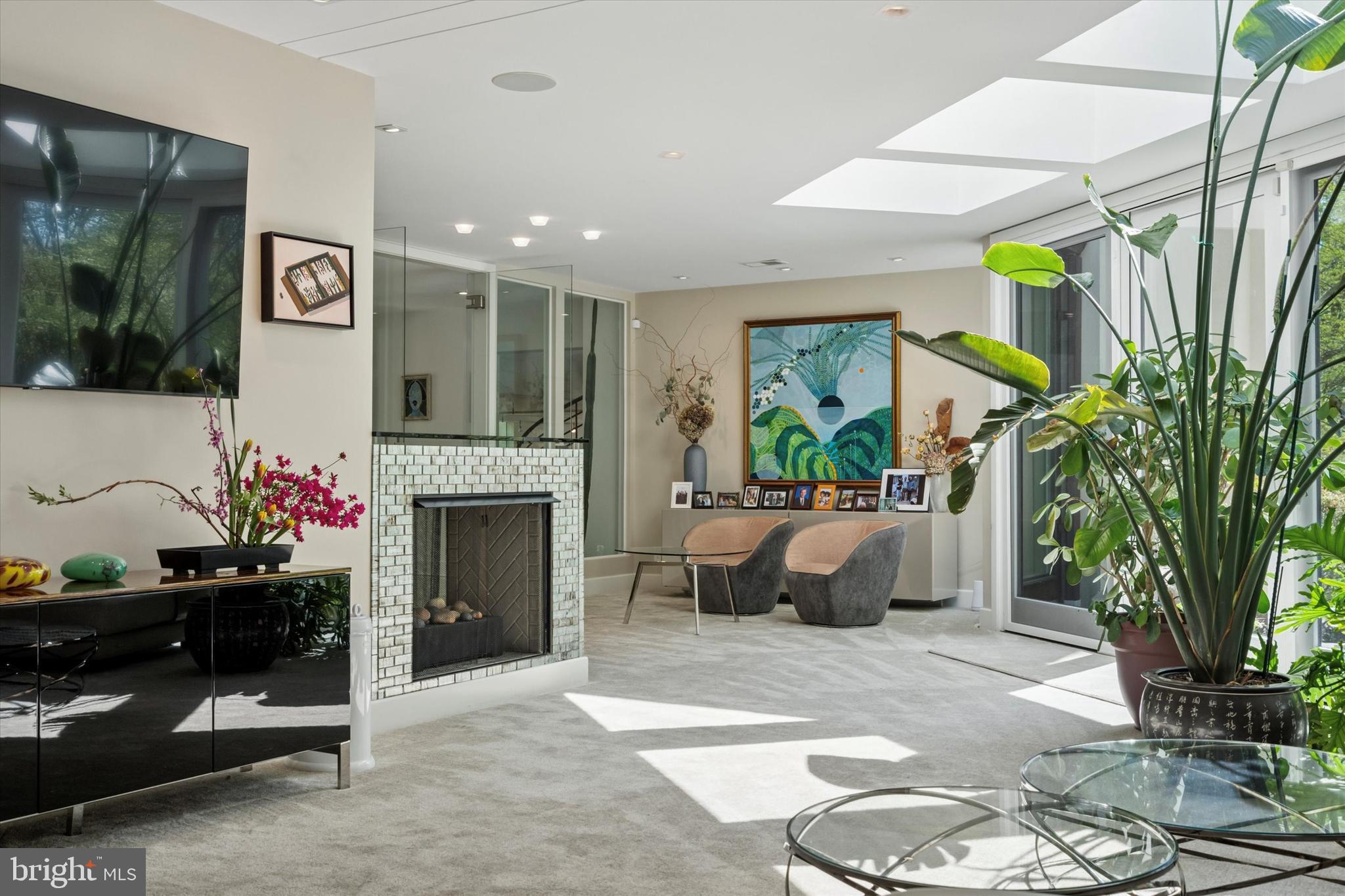 4126 Apalogen Road Philadelphia, PA 19129 - Photo 14 of 75 a living room with furniture and a fireplace