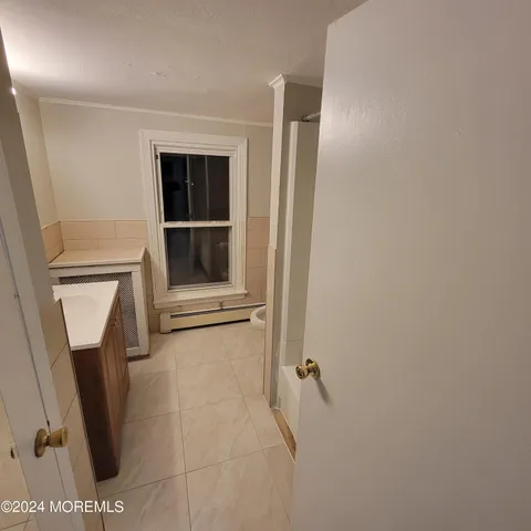 a bathroom with a toilet